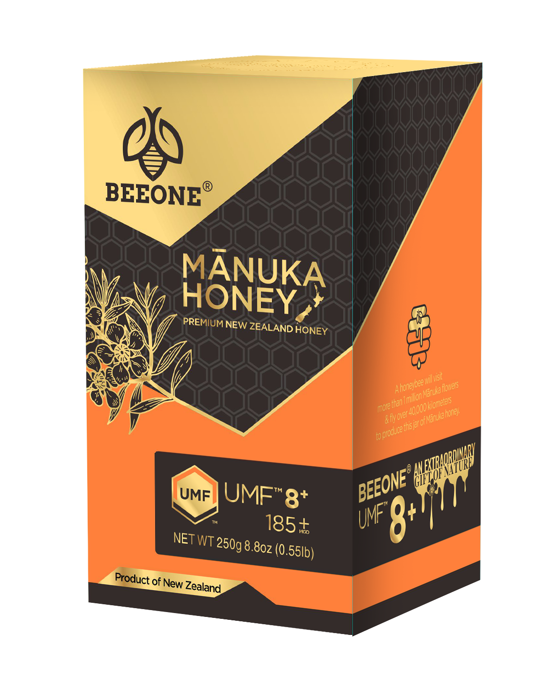 BEEONE UMF™ 8+ Mānuka Honey 250g